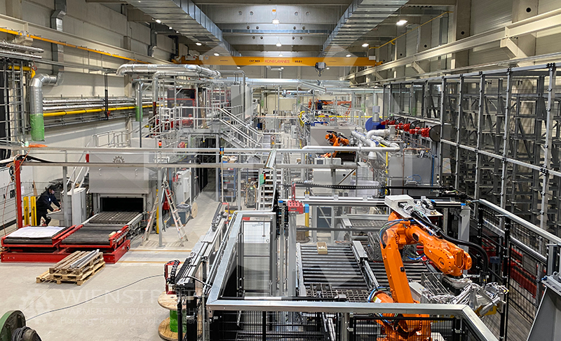 Rollenherdofenanlage